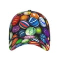 thumbnail image 2 of Fotbe Easter Eggs2 Baseball Cap, Easter Eggs2 Print Dad Hat,Outdoor Hat,Adjustable Sports Cap, Perfect For Activities, 2 of 9