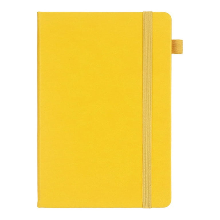 Hardcover Yellow Journal Notebook A5 Size with Gift Box