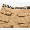thumbnail image 5 of Up to 60% off Men's Shorts, Xunlbb Men's Multi-pocket Button And Zipper Outdoor Shorts Sports Cargo Knee Length Shorts, 5 of 9