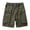 Olive Green, variant on WREESH Men's Utility Cargo Work Shorts with 7-Pockets, Loose Comfortable Fit Outdoor Hiking Gym Casual Shorts Quick-Dry Design