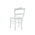 thumbnail image 6 of Linon Lantana Wood Dining Side Accent Chair, Set of 2, White, 6 of 13