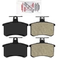 thumbnail image 2 of AmeriBRAKES Semi-Metallic Disc Brake Pads with included lubricant, AmeriSTAR STM228 - For A4 Quattro A6 Quattro 5000 Golf A8 Quattro A4 C Fits select: 1996-2001 AUDI A4, 1986 VOLKSWAGEN GOLF, 2 of 4