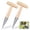2Pack, variant on Bxaolu Plant Hole Digger for Planting, Seed Dibber Garden Tool, Hand Dibbler Seed Planter Tool, Seeds Transplanting Plants Planting Bulbs, T Wooden Handle - Easy to Drill Holes (1Pack)