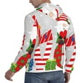 thumbnail image 6 of Kdxio Christmas Gnome With Love Print Mens Casual Hooded Collar Drawstring Hoodies Pullover Sweatshirts Casual Long Sleeve Shirts-Large, 6 of 7