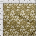 thumbnail image 2 of oneOone Cotton Jersey Brown Fabric Florals Sewing Fabric By The Yard Printed Diy Clothing Sewing Supplies 58 Inch Wide, 2 of 4