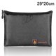 thumbnail image 1 of Fireproof Document Bag, Waterproof Fire-resistant Zippered Pocket For Cash, Bank File, Passports, Photos, Valuables And Jewelry Protection (29cm * 20c, 1 of 4