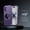 Purple, variant on ELEHOLD for iPhone 17 Full Body Case,Double Sided with Built-in Tempered Glass Screen Protector Metal Frame Plating PC Shockproof Rugged Case for iPhone 17,Gold