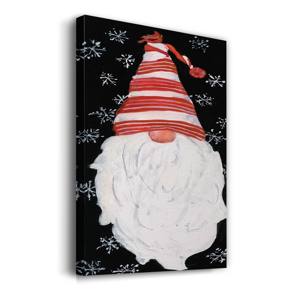 Winter Snow Gnome- Gallery Wrapped Canvas