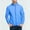 Blue, variant on YLSDY Big and Tall Hood Jackets for Men with Pockets Zip Up Sun Protection Lightweight Outwear Long Sleeve Jackets Streetwear Blue XL