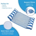 thumbnail image 5 of Hamaca flotante multiusos, flotador inflable 4 en 1 para piscina, hamaca flotante reclinable, hamaca de agua, hamaca flotante plegable multiusos, flotador ultraligero portátil (azul) Sincero Electrónica, 5 of 5
