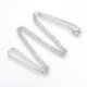 thumbnail image 1 of Brass Cable Chains Necklaces Platinum 23.6 inch(60cm), 1 of 2