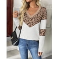 thumbnail image 3 of Zeagoo Women' Fall V Neck Sweaters Long Sleeve Tops Fashion Clothing, 3 of 5