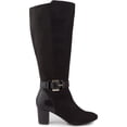 thumbnail image 2 of Karen Scott Womens Isabell Faux Leather Tall Knee-High Boots, 2 of 3