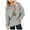 Grey, variant on Trendy Girls Hoodie - Cozy Sweatshirt for Kids with Functional Pocket and Comfortable - for Winter and Holiday Wear