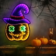 thumbnail image 4 of Pumpkin Halloween Infinite Mirror LED Neon Light Signs Ghost Bat Kid Gift Present Custom Neon Sign Club Bar Home Bedroom Outdoor, 4 of 5