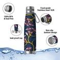 thumbnail image 4 of Modern 29oz Stainless Steel Insulated Thermos with Tea Filter, 360° Printed Travel Bottle, Leakproof BPA-Free Flask with Anti-Slip Base, 304 Inner & 201 Outer, Vacuum Cup, 4 of 6