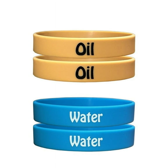 Kitchen Kit A: Squeeze Bottle Labels: (2) Water, (2) Oil