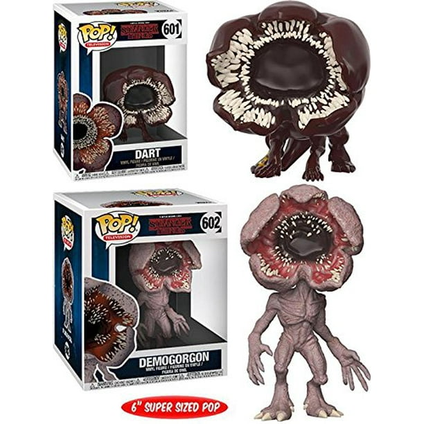 Pop Funko Stranger Things Season 2 Dart Demogorgon 6 Inch A Stylized Netflix Vinyl Figure 2 Character Bundle Set New Walmart Com Walmart Com
