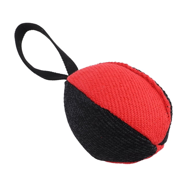 Dog Rugby Football with Strapes, Interactive Tug of War Ball Toy Dog Football Ball for Indoor Small Medium Dogs