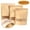 Brown, variant on Stand up Pouches Kraft Paper Bags with Window Sealable Resealable Zip Lock Food Storage Bags for Packing 150 Pcs Brown