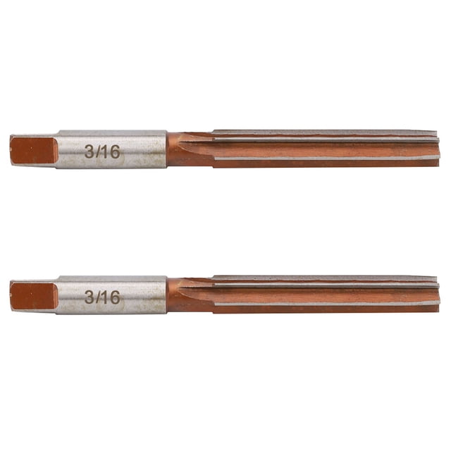 Oubit Reamer,2PCS Hand Reamer American Hand Reamer Straight Shank Reamer Reliable and Durable