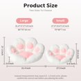 thumbnail image 3 of Cojín para silla Ditucu Cat Paw Kawaii, 70 x 60 cm, color blanco, 3 of 9