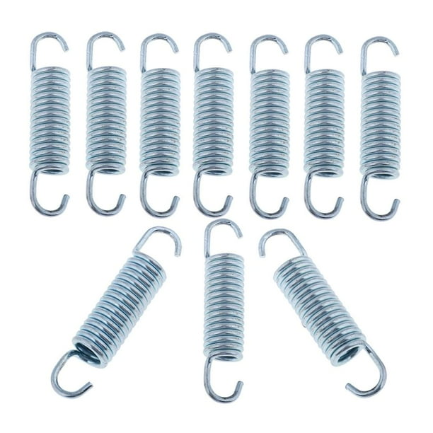 Lot De 6 Ressorts De Trampoline + Crochet En T – Galvanisés, 13,4 Cm, Avec Extracteur, Remplacement Facile