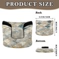 thumbnail image 2 of Haosy Marble Fish Scale Golf Mallet Putter Cover Strong Magnetic Leather Golf Club Headcover Closure, 2 of 7