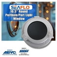 thumbnail image 2 of Round Porthole Window with Plastic & Tempered Glass for Boat, , Marine Applications, 2 of 8