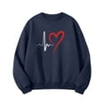 thumbnail image 4 of Sudadera sin capucha para niños, con cuello redondo, estampada, manga larga, sudadera con capucha de polar de tamaño mediano para niños, blusa de poliéster para niños, 4 of 6