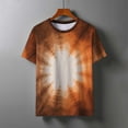 thumbnail image 5 of JTZGDY Womens Sublimation T Shirts Plus Size Tie Dye Bleached Tees Tops Short Sleeve Vintage Crew Neck Tshirts Funny Cute DIY Clothes Multicolor#26 XXXL, 5 of 10