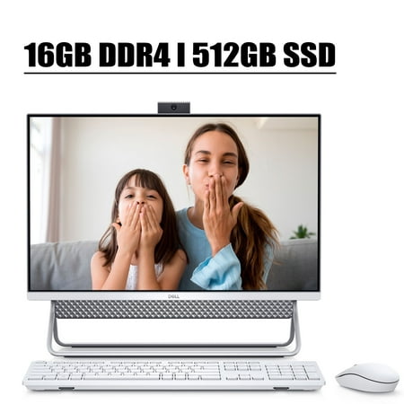 Dell Inspiron 24 5000 5490 2020 Premium All In One Desktop I 23.8" Full HD Touchscreen Display I 10th Gen Intel Quad-Core i5-10210U I 16GB DDR4 512GB SSD I WIFI HDMI Win 10