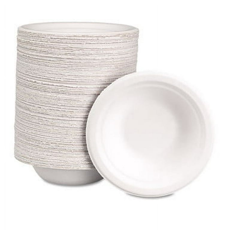  Basic Paper Dinnerware, Bowls, 12oz, White, 1000/Carton :  Health & Household
