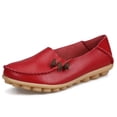 thumbnail image 1 of XIHAHA zapato Primavera Verano zapatos planos de cuero para mujer mocasines suaves de enfermera para mujer Zapatos de baile zapatos de conductor para mujer, 1 of 5
