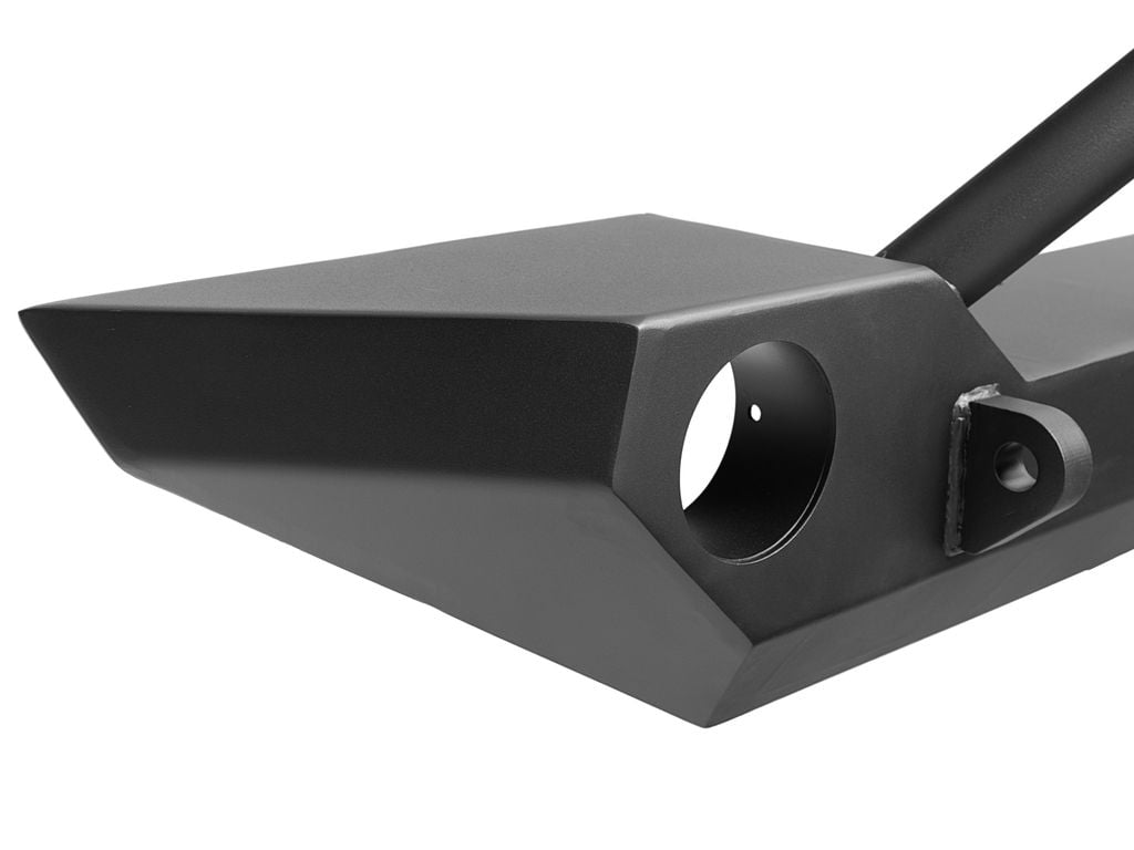 Rugged Ridge by RealTruck Rock Rage Bumper, Front for Jeep JK/JL/JT | Full-Width w/ Angled Ends, Steel, Black | 11543.01 | Compatible with 2007-2024 Jeep Wrangler JK/JL; 2020-2024 Jeep Gladiator JT