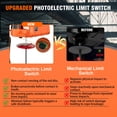 thumbnail image 3 of Polipasto eléctrico SpprVine 500 kg 110 V con control remoto con cable e inalámbrico, 3 of 8