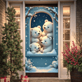 thumbnail image 2 of Cute Polar Bear Baby Snowy Winter Scene Christmas Holiday Party Decoration for Indoor Decoration Winter Festive Decor, 2 of 9