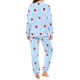 thumbnail image 3 of LIZUOJUN Cute Pajama Sets for Women Long Sleeve Pants Sleepwear 2 Piece Lounge Set Soft Cozy Warm Pjs Loungewear Casual Pajama Warm Cozy Sleepwear - L, 3 of 8