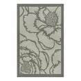 thumbnail image 3 of Unique Loom Outdoor Botanical Collection Area Rug - Rose (2' 2" x 3' 1" Rectangle Gray/Silver), 3 of 7