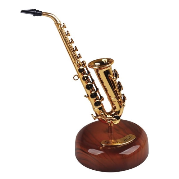 Wind Up Music Box,Violin Mechanism Musical Box Miniature Musical Instrument Table Ornament for Office Home Decorations