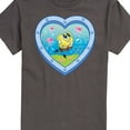 thumbnail image 3 of Spongebob Squarepants - Heart Porthole Window - Men's Short Sleeve Graphic T-Shirt, 3 of 6