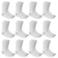 thumbnail image 2 of Fruit of the Loom Dual Defense Crew Socks for Men, White, Size 6-12 (12-Pack), 2 of 5