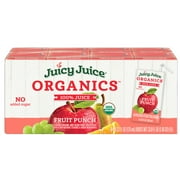 Juicy Juice 100% Fruit Punch Juice, 8 Pack, 4.23 fl oz Boxes