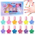 thumbnail image 1 of Set de esmaltes de uñas ETYJO Kids de 12 colores a base de agua, no tóxico, 1 of 7