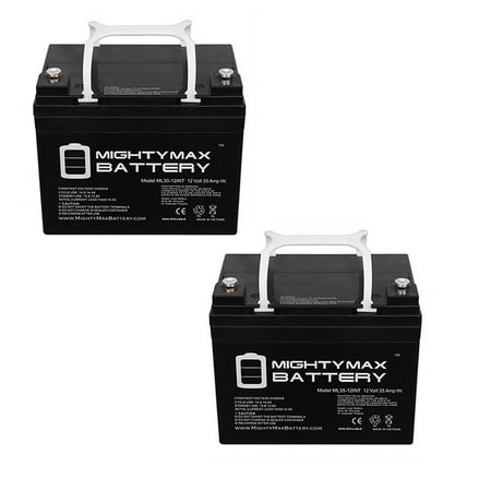 12V 35AH INT Replacement Battery for Solar Booster Pac ES5000 - 2Pack