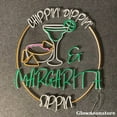 thumbnail image 3 of Glowneon Chippin Dippin Margarita Sippin Neon Sign, Margarita LED Sign, Custom Welcome Bar Club, 3 of 4