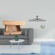 thumbnail image 2 of Estante flotante de pared con cajón y compartimento, placa decorativa de metal para el hogar, la oficina, el dormitorio, el patio, el interior y el ex, 2 of 8