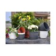 thumbnail image 4 of Thickened Resin Flowerpot With Tray Plastic Round Supplies Succulents Planter White, 4 of 5