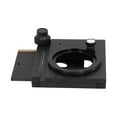 thumbnail image 2 of Microscope Working Stage, Microscope X-Y Moving Stage Aluminum Alloy Spiral  For Stereo Microscopes For Optical Microscopes For Industrial Cameras, 2 of 8