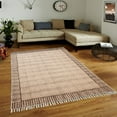 thumbnail image 2 of Casavani Eco friendly Hand Woven Boho Rug , Gray 2.6x10 feet, 2 of 6